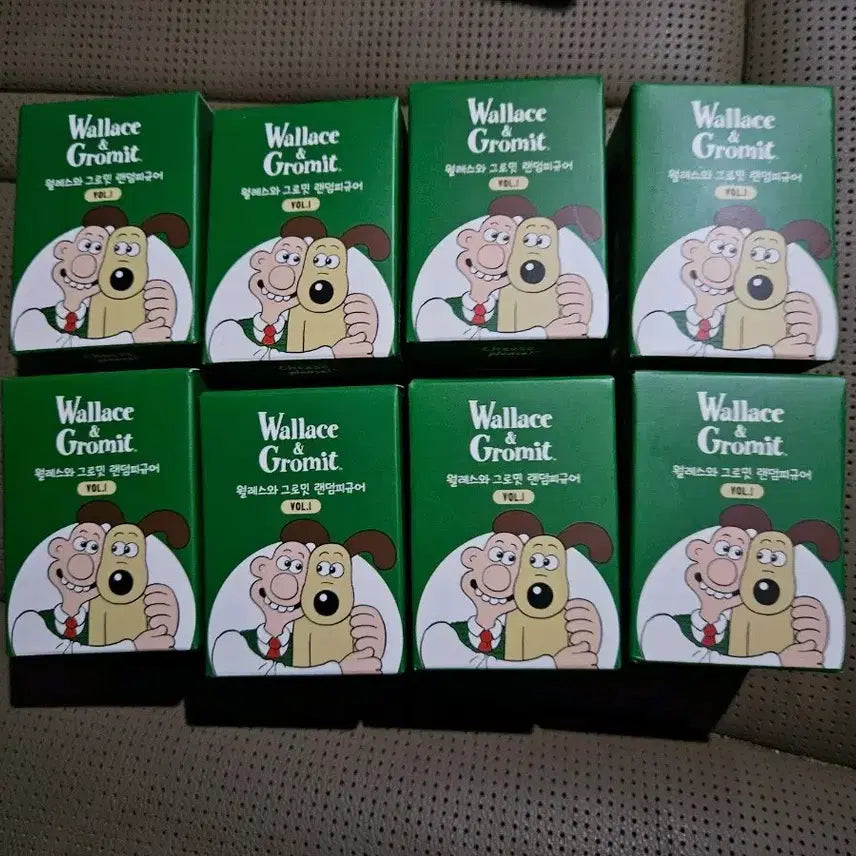 [BUNJANG] Wallace &amp; Gromit Random Figures (Set of 8, 6 Types Available) / 월레스와 그로밋 랜덤피규어 6종 8개