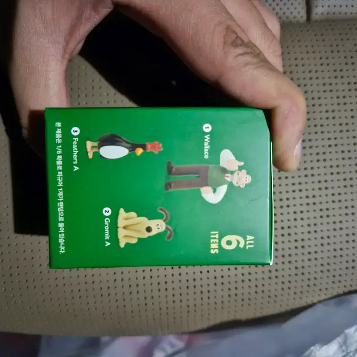 [BUNJANG] Wallace &amp; Gromit Random Figures (Set of 8, 6 Types Available) / 월레스와 그로밋 랜덤피규어 6종 8개