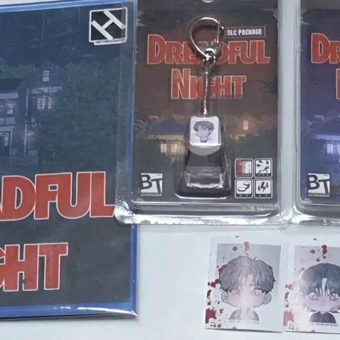 [BUNJANG] Dreadful Night Strategy Package Game Pack Keycap Keyring Set Nam Do-ha / 드레드풀 나잇 공략 패키지 게임팩 키캡키링 세트 남도하 피바다
