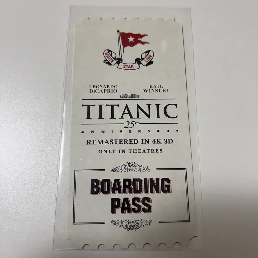 [BUNJANG] Titanic Original Ticket / 타이타닉 오리지널 티켓