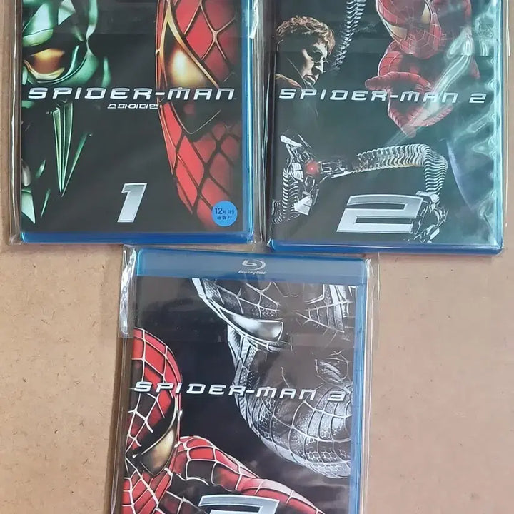 [BUNJANG] Spider-Man Trilogy Blu-ray Set / 스파이더맨 1, 2, 3 블루레이 세트