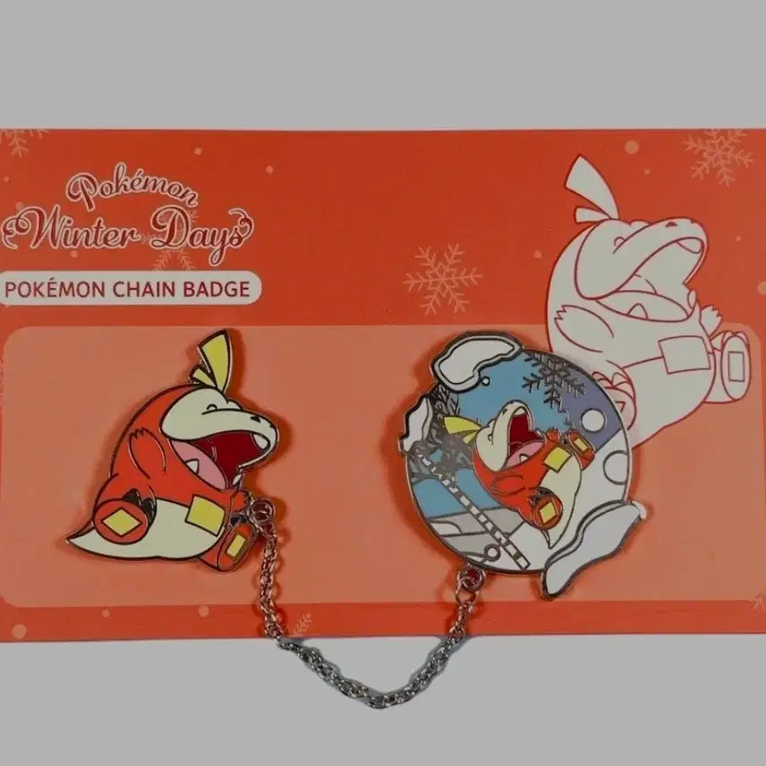 [BUNJANG] Pokémon Center Winter Days Chain Badge / 뜨아거) 포켓몬스터 윈터데이즈 체인 배지