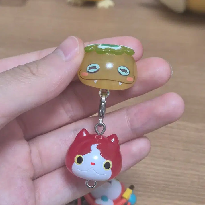 [BUNJANG] Yo-kai Watch Figure Keychain 6-Piece Set / 요괴워치 피규어 고전 키링 6종 세트