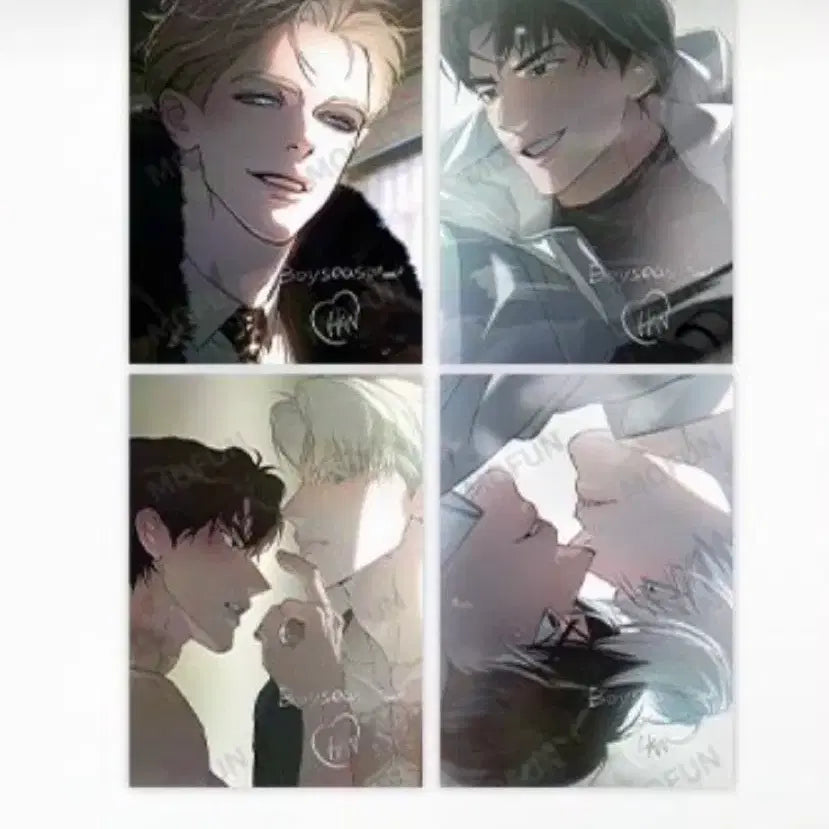 [BUNJANG] Mopex Codename Anastasia A5 Illustration Board Set / 모펀 코드네임 아나스타샤 A5 일러스트 색지 4종 일괄