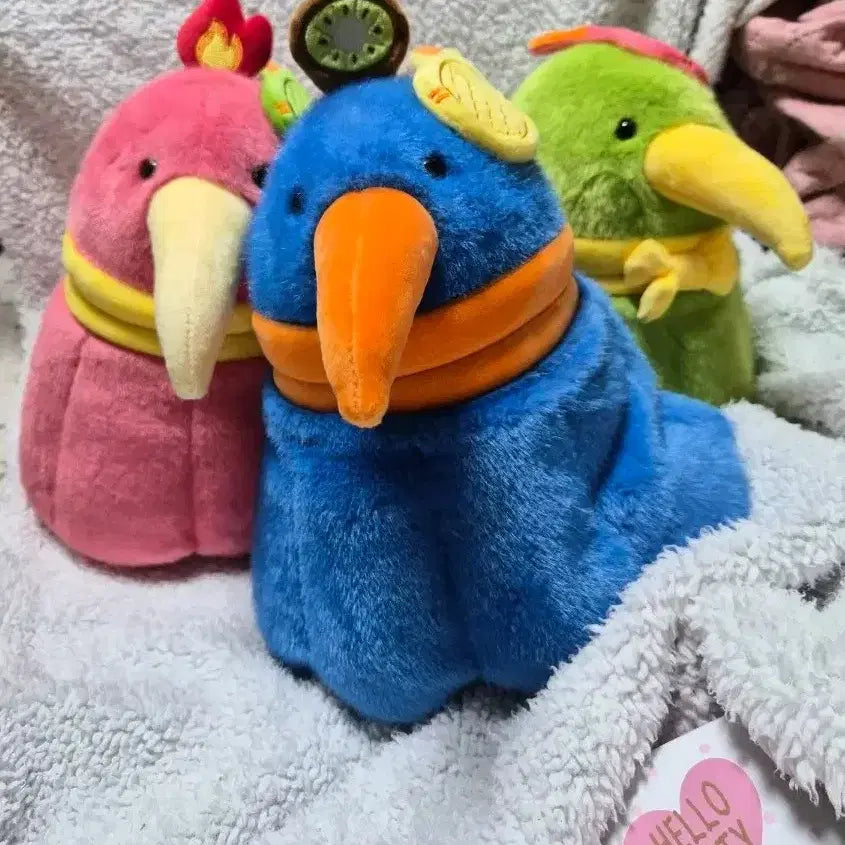 [BUNJANG] Kiwi Bird Plush Set (3 Types) / 키위새 인형 3종 세트