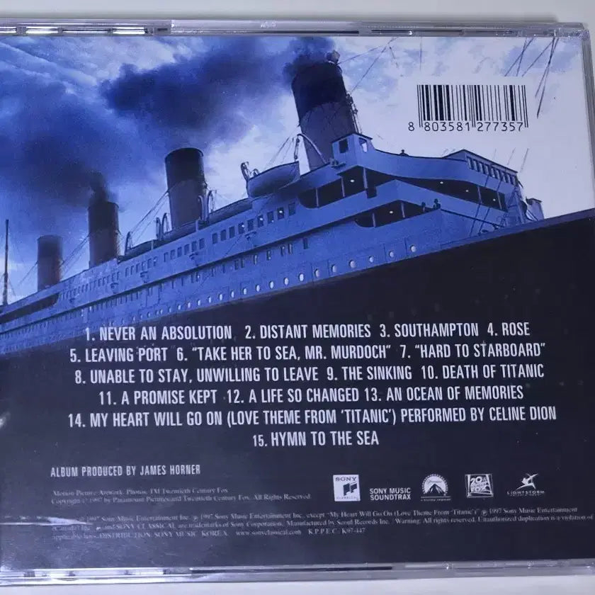 [BUNJANG] Titanic OST (Sealed CD) James Horner / 타이타닉 OST (미개봉 CD) 제임스 호너 음악