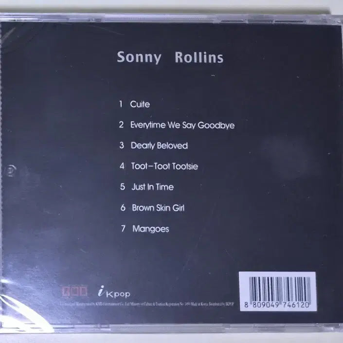 [BUNJANG] Sony Rollins Immortal Jazz Series CD (Sealed) / 소니 롤린스 Immortal Jazz Series (미개봉 CD)