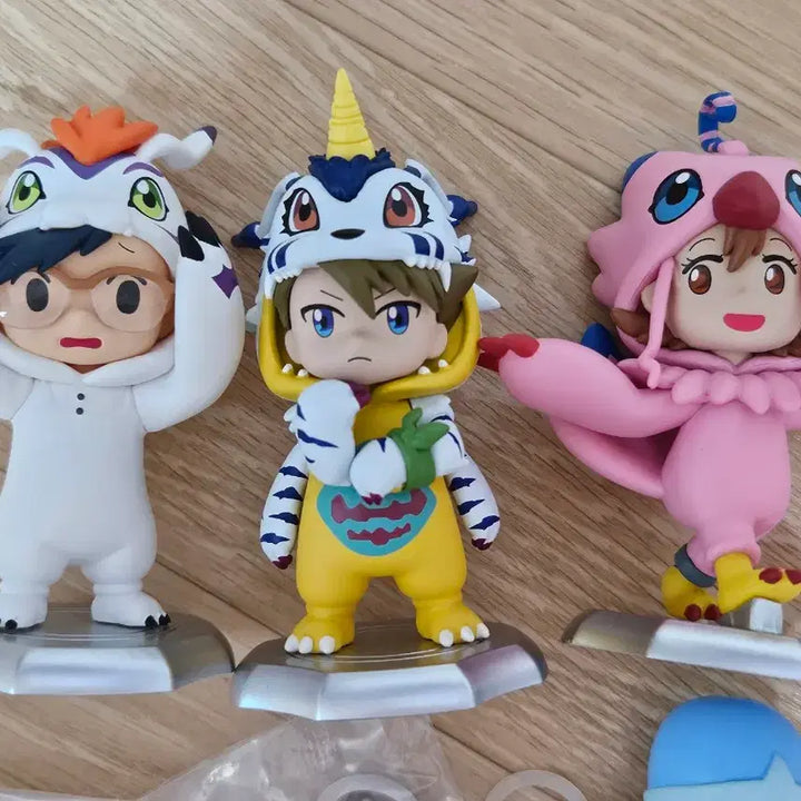 [BUNJANG] Digimon Pajama Figure Bundle Set / 디지몬 파자마 피규어, 디지몬 가챠 등