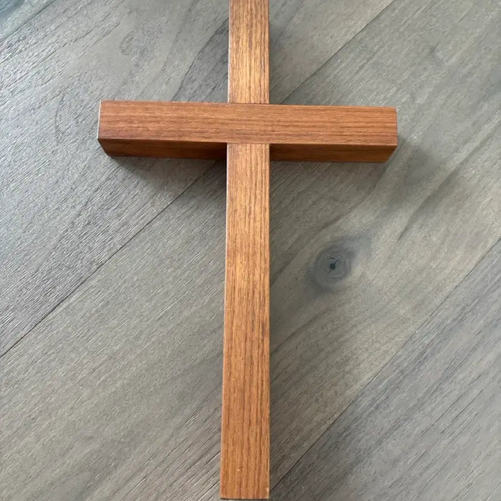 [BUNJANG] Handcrafted Teak Wood Cross / 원목 십자가