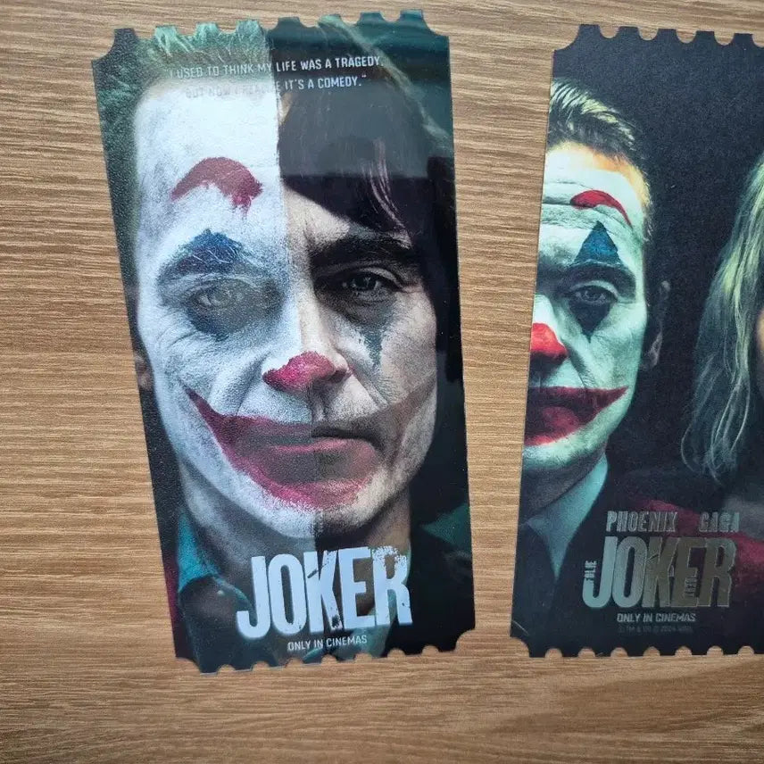 [BUNJANG] Joker &amp; Joker 2 Original Tickets Bundle Set / 오리지널 티켓(조커, 조커2) 일괄