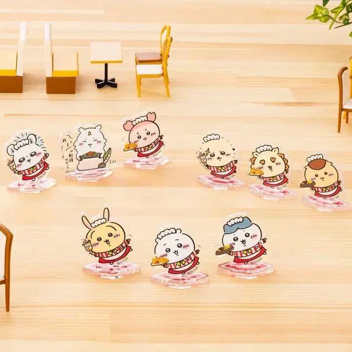 [BUNJANG] Chiikawa Restaurant Limited Random Acrylic Stand / 치이카와 레스토랑 스토어 한정 랜덤 아크릴 스탠드 가챠 단품 시사
