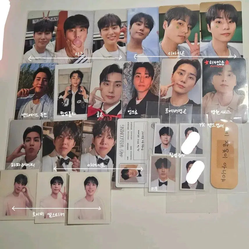 [BUNJANG] Day6 Young K Dowoon Photocard Bundle Set / 데이식스 영케이 도운 포카 증사 일괄
