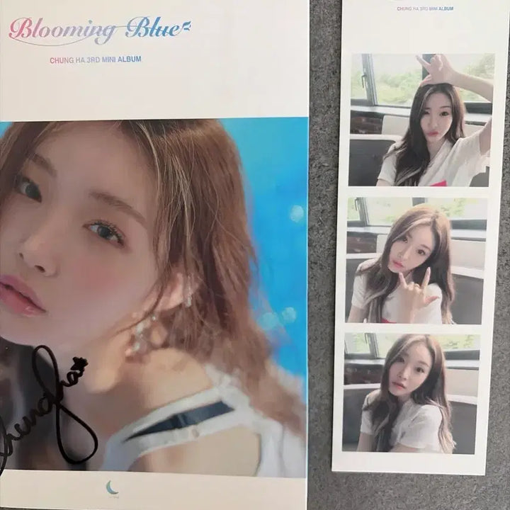[BUNJANG] Chung Ha Signed Blooming Blue 3rd Mini Album / 청하 친필싸인 싸게 판매해요!!