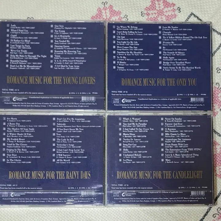 [BUNJANG] Pop Songs CD Bundle Set (16 discs, 7 sealed) / 팝송 시디 16장(미개봉 7장)
