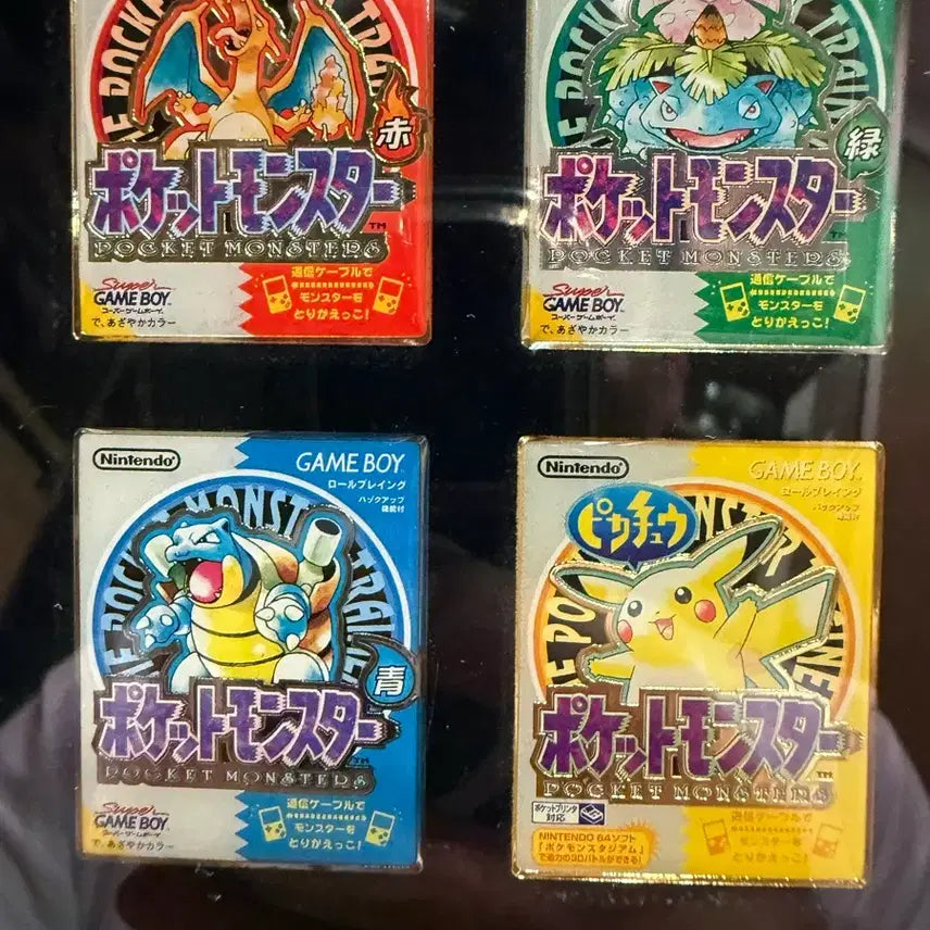 [BUNJANG] Pokemon 30th Anniversary Red/Green/Blue Pikachu Omega Ruby Alpha Sapphire Pin Badge Set / 포켓몬스터 30주년 기념 적녹청 피카츄 오메가루비 알파사파이어 핀배지
