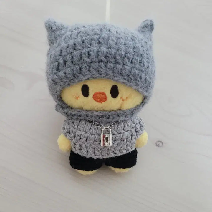 [BUNJANG] Stray Kids Bbokari Grey Cat Hat Plush / 스키즈 뽁아리 회색고양이모자