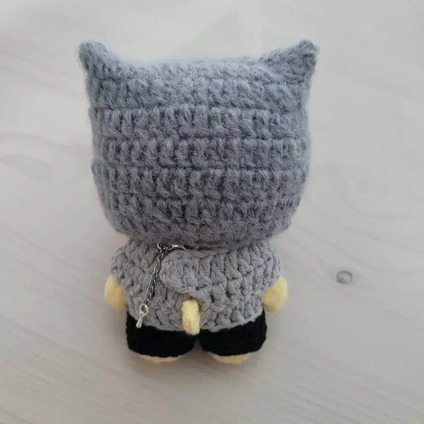 [BUNJANG] Stray Kids Bbokari Grey Cat Hat Plush / 스키즈 뽁아리 회색고양이모자