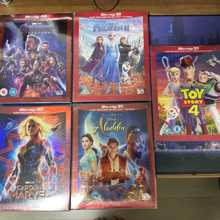 [BUNJANG] Collection 3D Blu-ray Set (5 Films) / [블루레이] 해외 3D 블루레이 (5종)