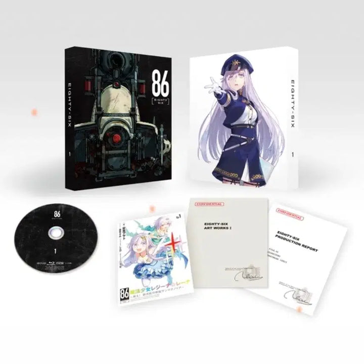[BUNJANG] 86 EIGHTY-SIX Blu-ray Limited Edition Vol. 1 &amp; 2 Bundle Set / 1+2권 일괄 택포 12) 86 에이티식스 블루레이 완전 생산 한정판 1, 2권