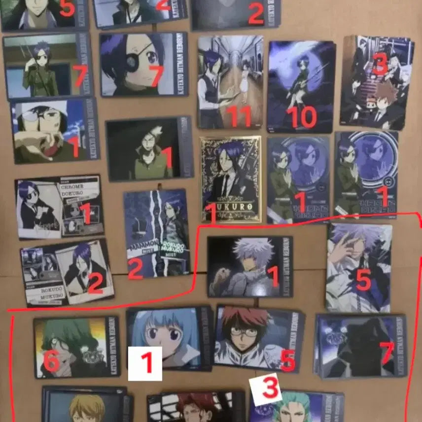 [BUNJANG] Reborn! Mukuro Hidden Set / 가히리 하이라이트픽 무쿠로 히든 세트