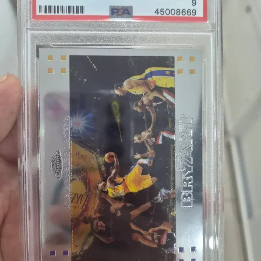 [BUNJANG] 2008 Topps Chrome Kobe Bryant Card Mint 9 / 2008 탑스 크롬 코비 브라이언트 카드 민트 9