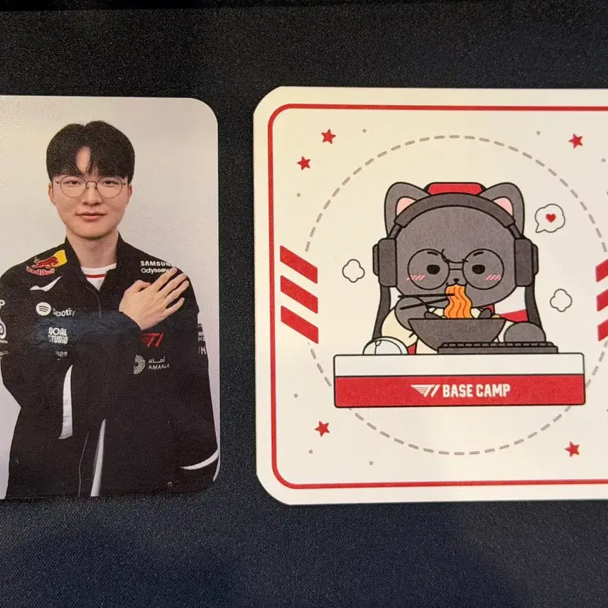 [BUNJANG] T1 Faker Charging Photocard Coaster / 티원 T1 강남 베이스캠프 베캠 페이커 FAKER 5만원 충전 포카 포토카드 코스터