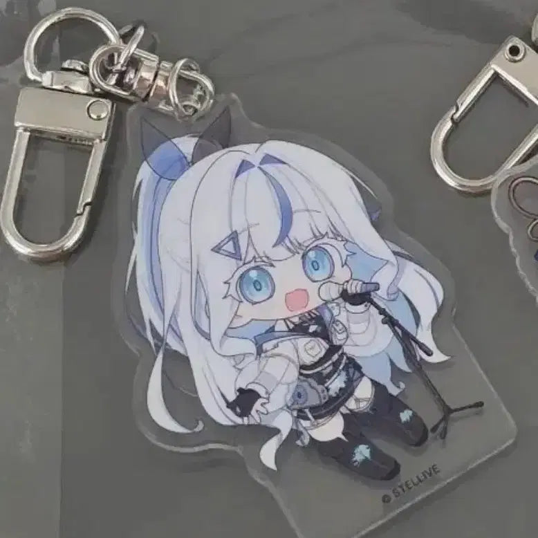[BUNJANG] Stellive Aokumorin Galaxy Keyring / 스텔라이브 아오쿠모린 갤럭시 키링