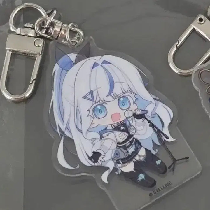 [BUNJANG] Stellive Aokumorin Galaxy Keyring / 스텔라이브 아오쿠모린 갤럭시 키링