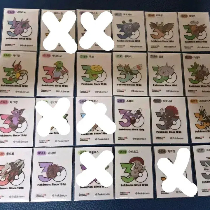 [BUNJANG] Pokemon Logo Sticker Set / 포켓몬 로고 띠부씰 판매
