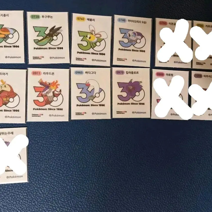 [BUNJANG] Pokemon Logo Sticker Set / 포켓몬 로고 띠부씰 판매