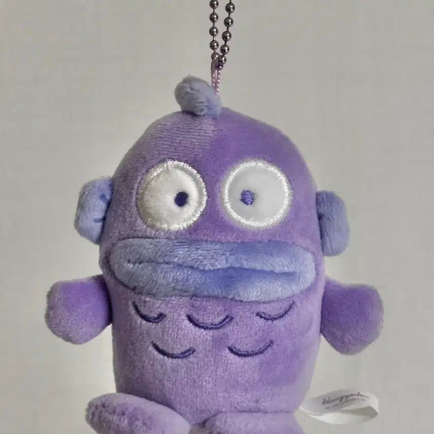 [BUNJANG] Hangyodon Colorful Mascot Purple Keyring / 한교동 컬러풀 마스코트 퍼플 키링