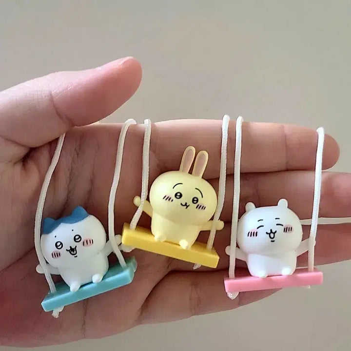 [BUNJANG] Cheikawa Usagi Hachiware Swing Gacha Bundle Set / 일괄)치이카와 우사기 하치와레 그네 가챠