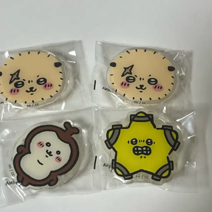 [BUNJANG] Chiikawa Racco Beetle Star Griptok Bundle Set / 치이카와 랏코 풍뎅이 별 그립톡 일괄양도