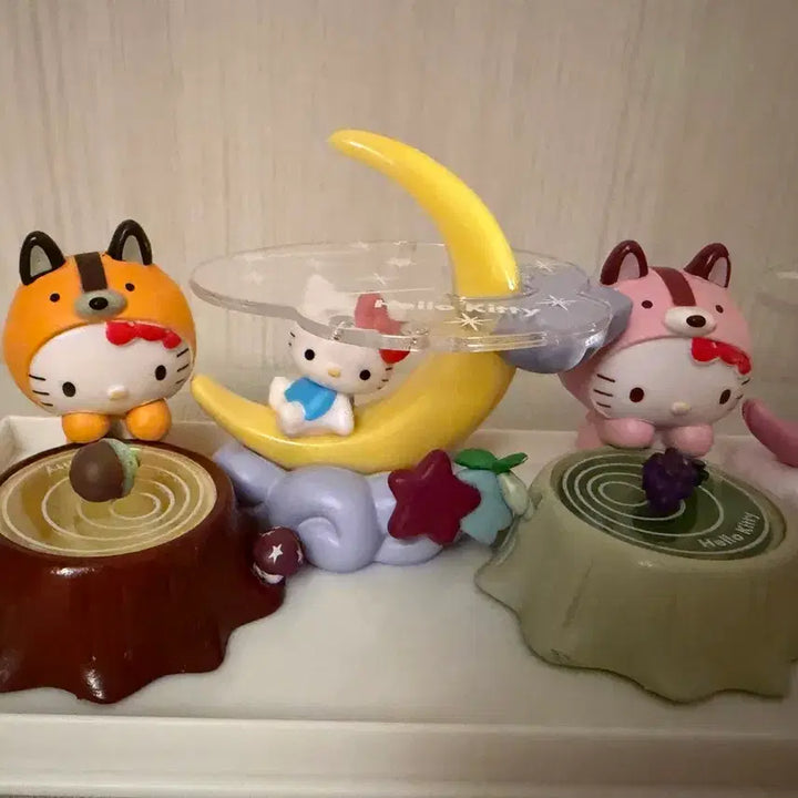 [BUNJANG] Hello Kitty 7 Types Figure Set (Case Included) / 헬로키티 피규어 7종 (케이스포함)