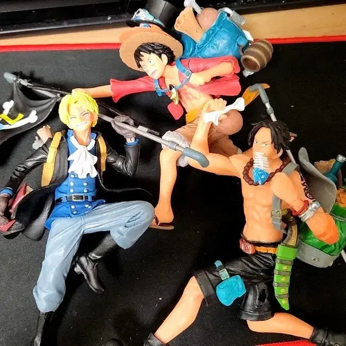 [BUNJANG] One Piece Ace, Luffy, Sabo Figure Set (3 Types, Bundle Set) / 3종 일괄) 원피스 에이스 루피 사보 피규어 세트