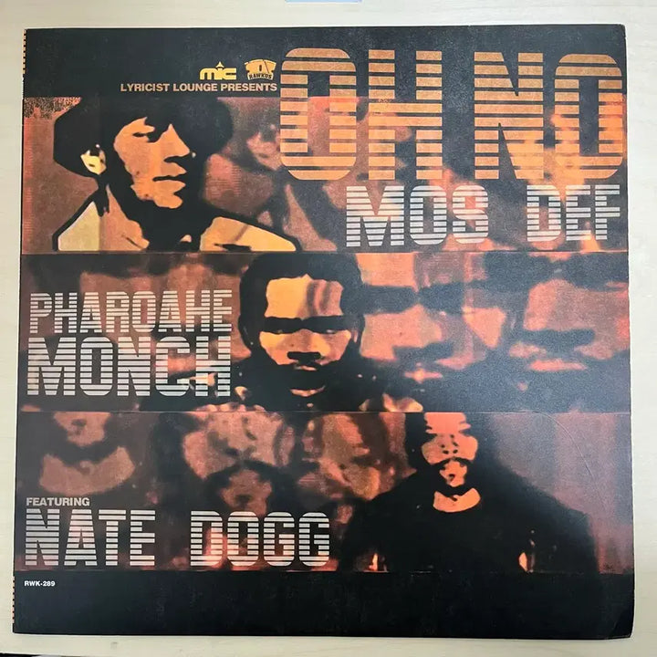 [BUNJANG] Mos Def "Oh No" 12" Vinyl Single / Hiphop lp Mos def - oh no