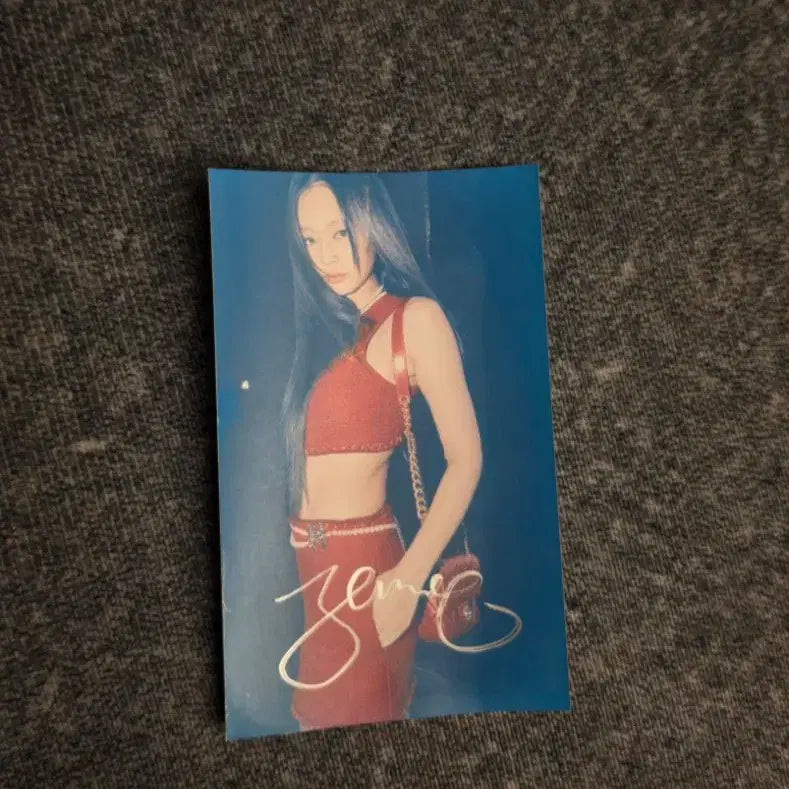 [BUNJANG] BLACKPINK JENNIE SIGNED Photocard / 제니 친필 싸인 양도 블랙핑크 BLACKPINK JENNIE SIGNED 지수 로제 리사
