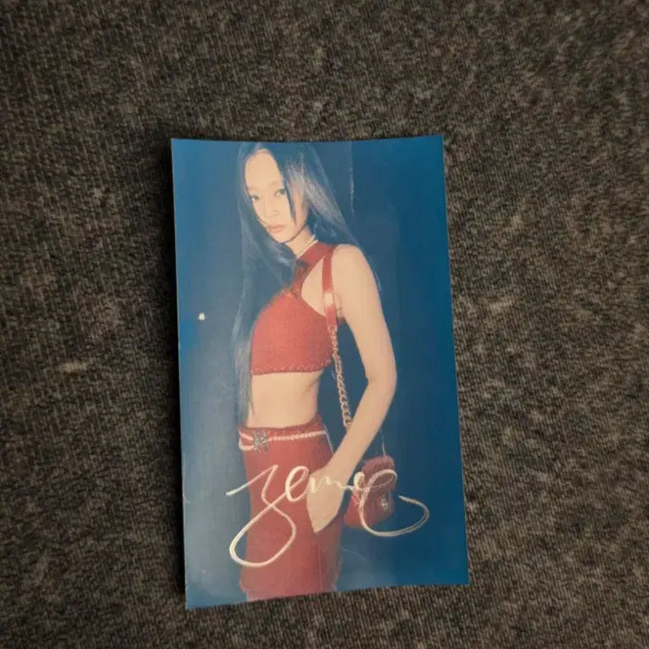 [BUNJANG] BLACKPINK JENNIE SIGNED Photocard / 제니 친필 싸인 양도 블랙핑크 BLACKPINK JENNIE SIGNED 지수 로제 리사