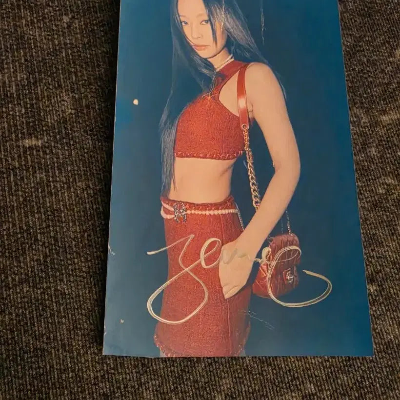 [BUNJANG] BLACKPINK JENNIE SIGNED Photocard / 제니 친필 싸인 양도 블랙핑크 BLACKPINK JENNIE SIGNED 지수 로제 리사