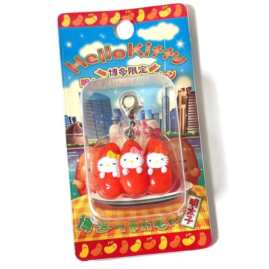 [BUNJANG] Sanrio Hakata Mentaiko Trio Kitty Strap Box Type / 고전 트리오 쌍둥이 하카타 명란젓 트리오 키티스트랩 박스형 킽스 산리오