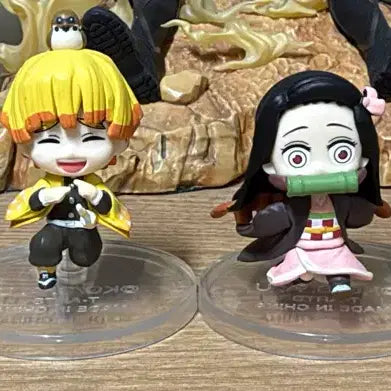 [BUNJANG] Demon Slayer Jumping Mini Figure Set / 귀멸의칼날 푱코레 점핑 미니4종 일괄판매