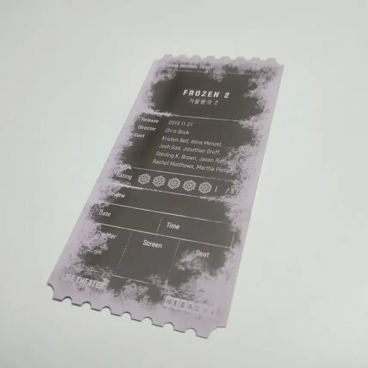 [BUNJANG] Frozen 2 Version B Original Ticket / 겨울왕국2 B버전 오리지널티켓