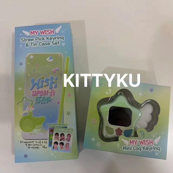 [BUNJANG] NCT WISH Mega Coffee MD Goods 2 Types Bundle Set / 정가이하 엔시티위시 메가커피 MD 굿즈 2종 일괄 nct wish