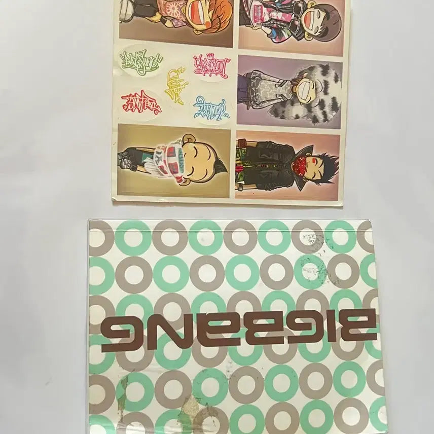 [BUNJANG] BIGBANG Official Character Sticker Note Goods / 빅뱅 BIGBANG 공식 캐릭터 스티커 노트 굿즈