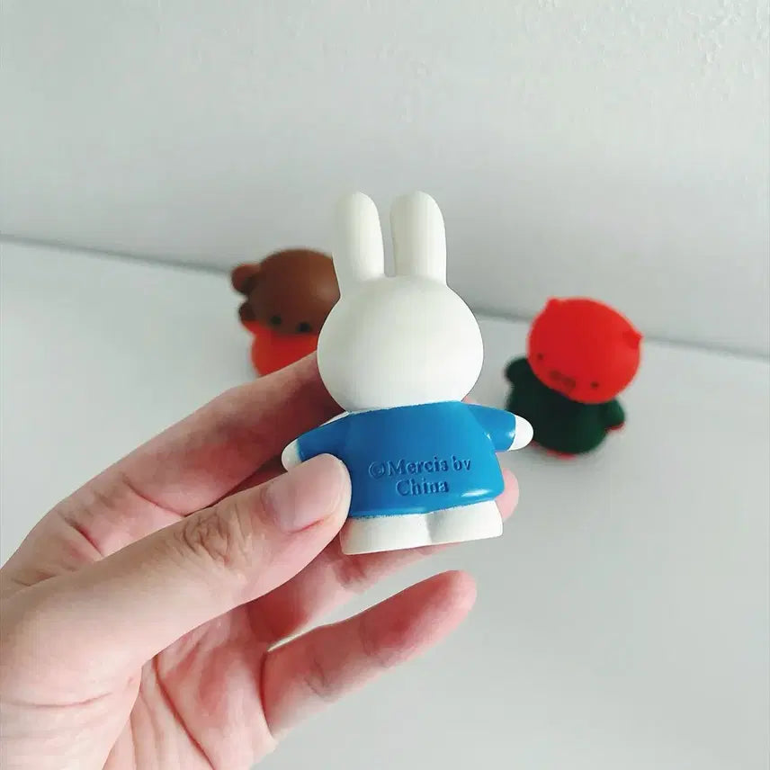 [BUNJANG] Miffy and Boris Classic Sofubi Figure 3-Set / [3종세트] 고전 미피와 보리스 소프비 피규어 3종세트 빈티지소품