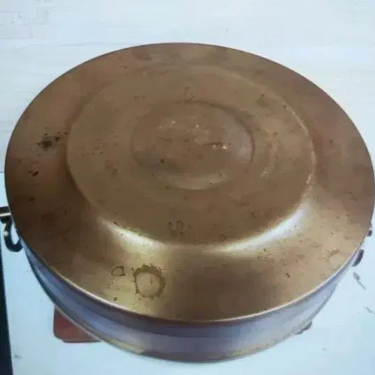 [BUNJANG] Vintage Large Brass Rice Pot / 옛날 대형 유기 밥통