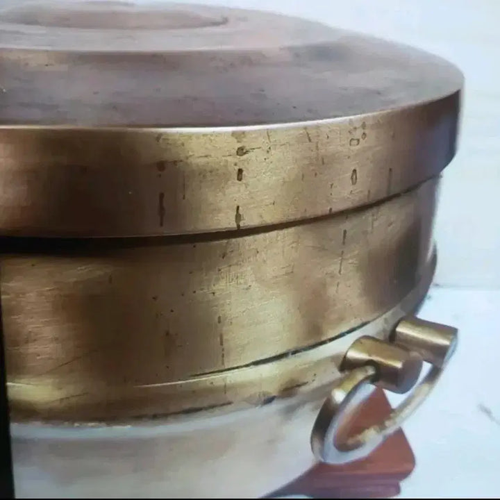[BUNJANG] Vintage Large Brass Rice Pot / 옛날 대형 유기 밥통