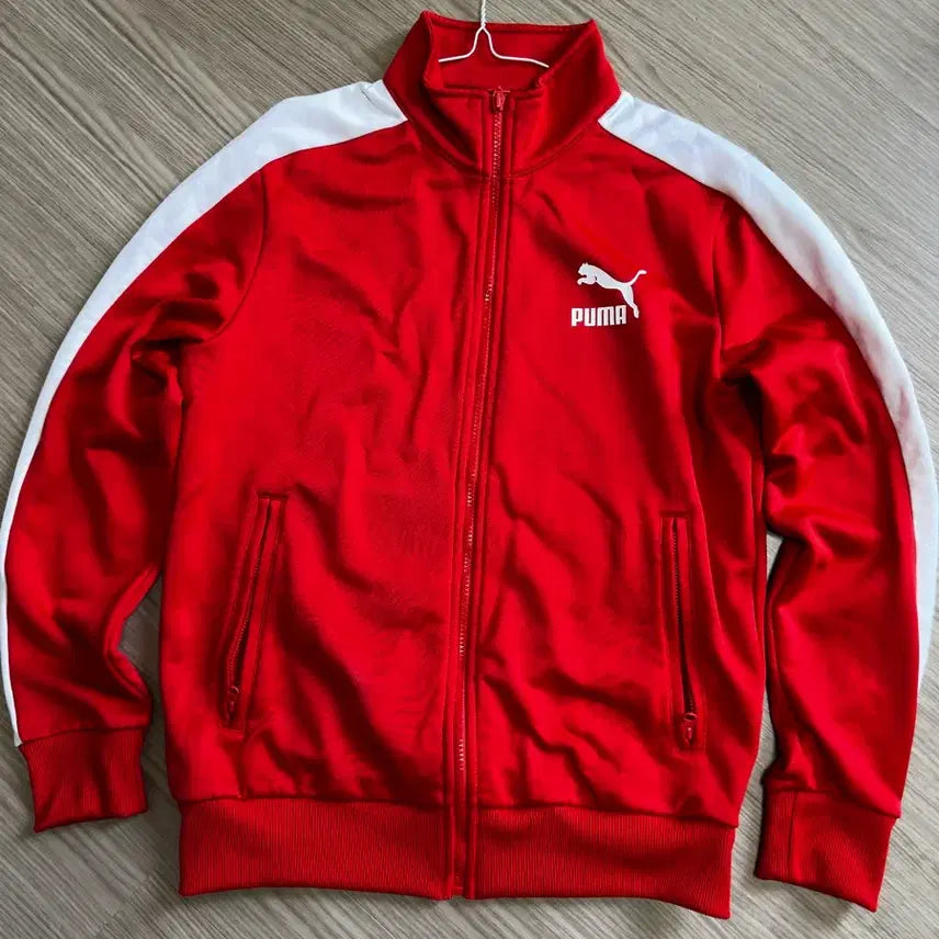 [BUNJANG] Puma Red Zip-Up (Worn by Joo Hoon) / 코르티스 주훈 착용 푸마 [퓨마] 레드 집업