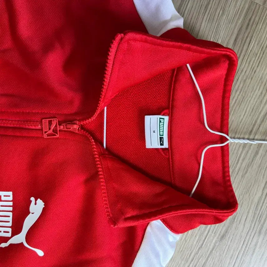 [BUNJANG] Puma Red Zip-Up (Worn by Joo Hoon) / 코르티스 주훈 착용 푸마 [퓨마] 레드 집업