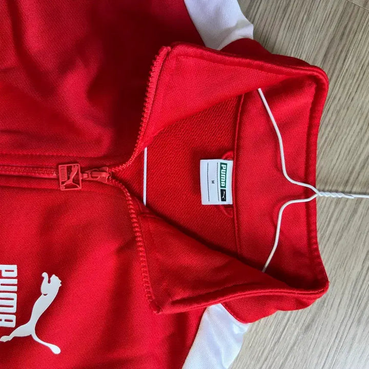 [BUNJANG] Puma Red Zip-Up (Worn by Joo Hoon) / 코르티스 주훈 착용 푸마 [퓨마] 레드 집업